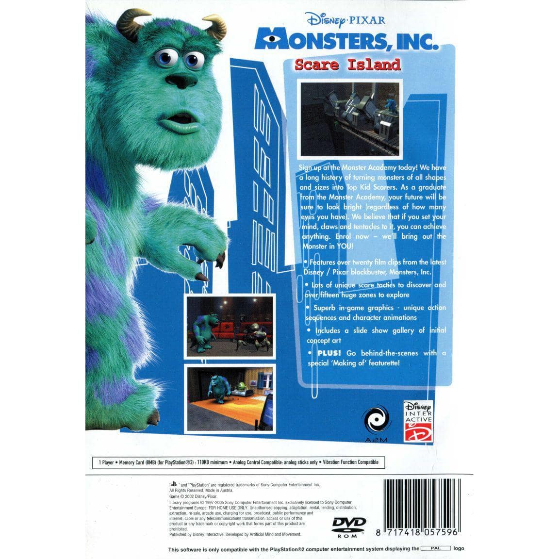 Disneys Monsters Inc Scare Island Playstation 2 RetroDungeon