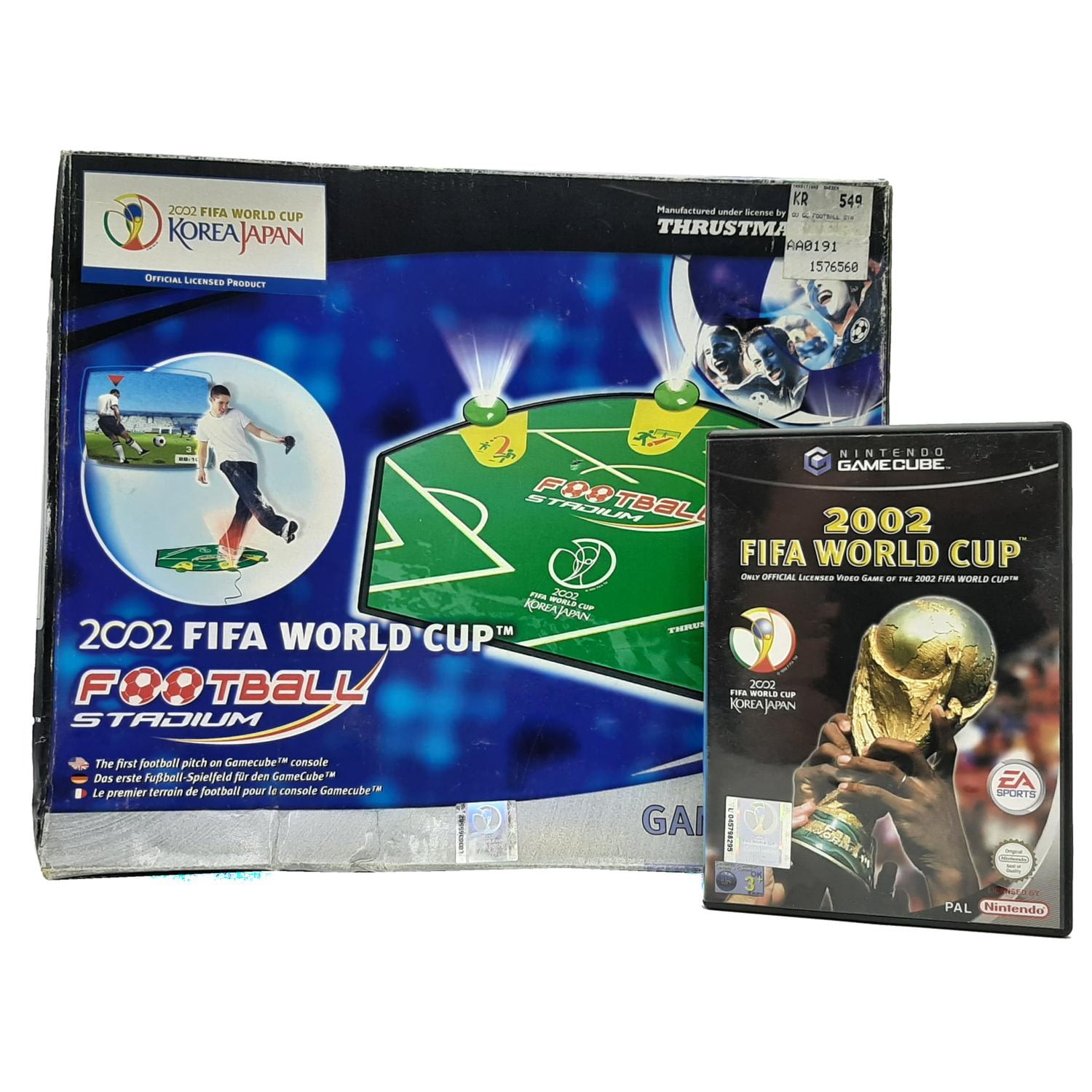 02 Fifa World Cup Fotbollsmatta Till Nintendo Gamecube Retrodungeon