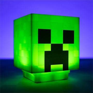 Minecraft Creeper Light Lampa