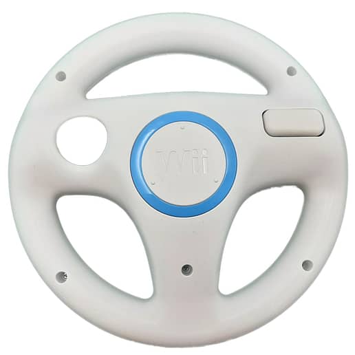 Wii Wheel Ratt Original Vit till Nintendo Wii