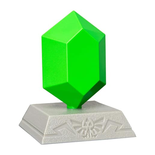Zelda Green Rupee Icons Light Lampa