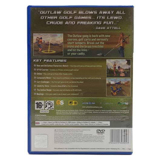 Outlaw Golf 2 (utan manual) till Playstation 2