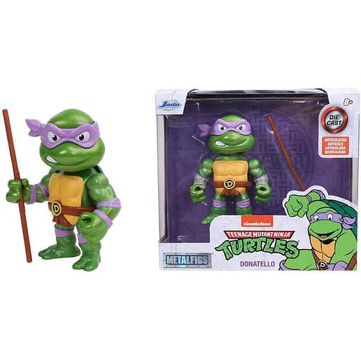 Nickelodeon Ninja Turtles Donatello metalfigs figur 10cm