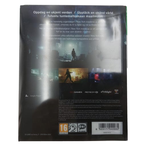 Control Retail Exclusive Edition (Steelbook) till Xbox One