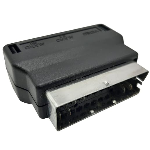 Scart Kontakt Adapter för komposit RCA AV