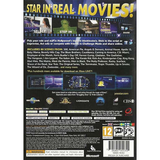 Yoostar 2 in the Movies Xbox 360 X360 (Begagnad)
