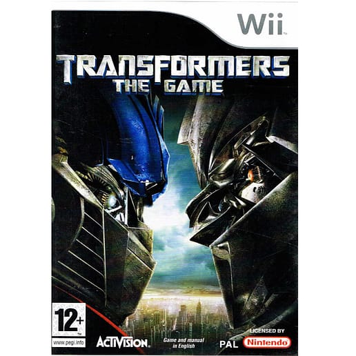 Transformers the Game Nintendo Wii (Begagnad)