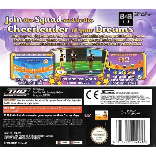 All Star Cheerleader Nintendo DS (Begagnad)