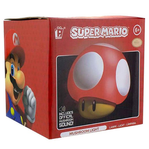Nintendo Super Mario Bros Mushroom light Lampa