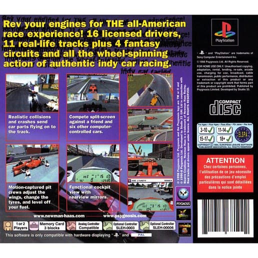 Newman Haas Racing Playstation 1 PS1 (Begagnad)