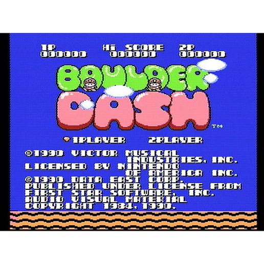 Boulder Dash Nintendo NES (Begagnad, Endast kassett)