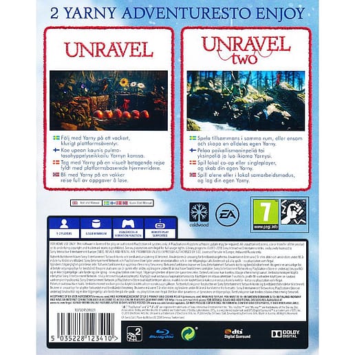 Unravel Yarny Bundle NORD PS4