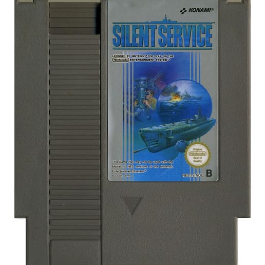 Silent Service Nintendo NES (Begagnad, Endast kassett)