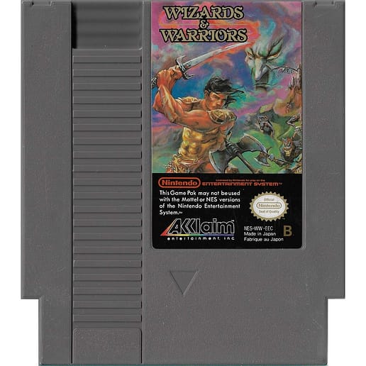 Wizards & Warriors Nintendo NES (Begagnad, Endast kassett)