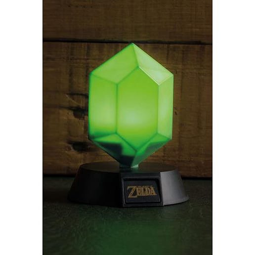 Legend of Zelda Green Rupee Icons Light Lampa 10 cm
