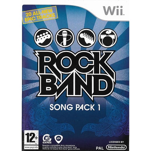 Rock Band Song Pack 1 Nintendo Wii (Begagnad)