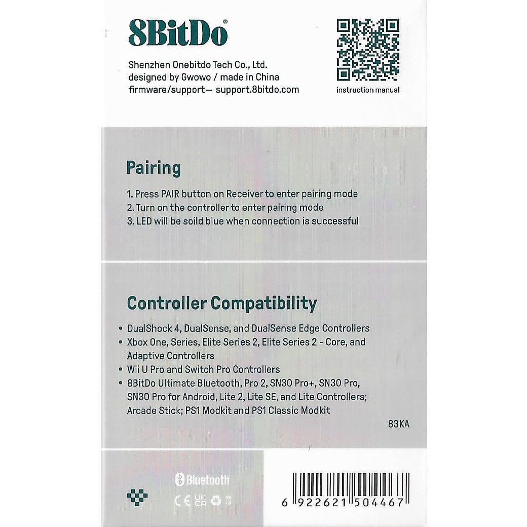 8BitDo Retro Receiver PS1/PS2 - RetroDungeon