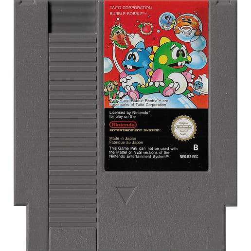 Bubble Bobble Nintendo NES SCN (Begagnad)