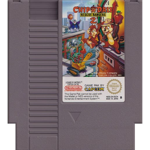 Chip n Dale Rescue Rangers 2 Nintendo NES SCN (Begagnad)