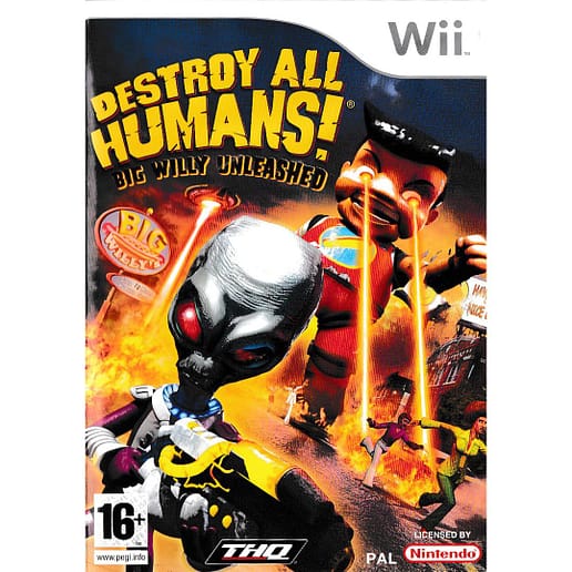 Destroy All Humans Big Willy Unleashed Nintendo Wii (Begagnad)