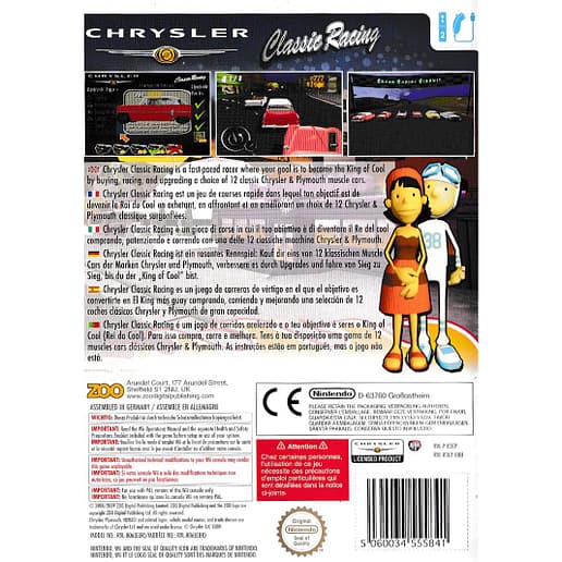 Chrysler Classic Racing Nintendo Wii Bundle Copy (Begagnad)