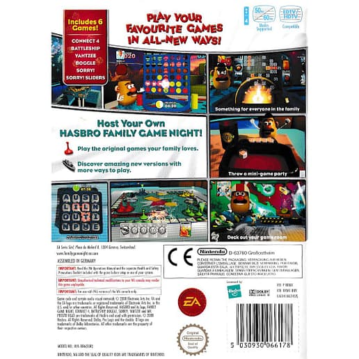 Hasbro Family Game Night Nintendo Wii (Begagnad)