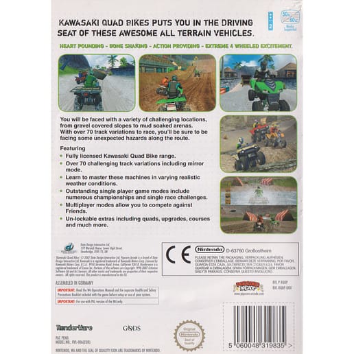 Kawasaki Quad Bikes Nintendo Wii (Begagnad)