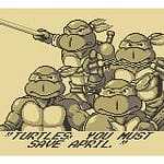 Turtles Fall of the Foot Clan Gameboy (Begagnad, Endast kassett)
