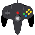 Handkontroll Svart Teknogame Nintendo 64
