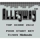 Alleyway Nintendo Gameboy (Begagnad, Endast kassett)