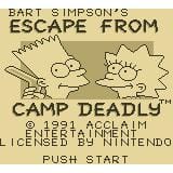 Bart Simpsons Escape from Camp Deadly Gameboy (Begagnad, Endast kassett)