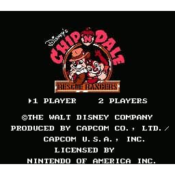 Chip n Dale Rescue Rangers Nintendo NES (Begagnad, Endast kassett)