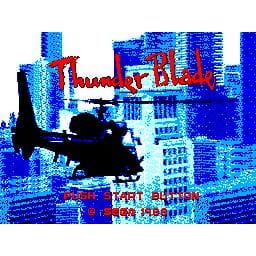 Thunder Blade Sega Mega System (Begagnad, Endast kassett)