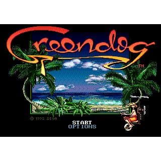 Greendog The Beached Surfer Dude Sega Mega Drive (Begagnad, Endast kassett)