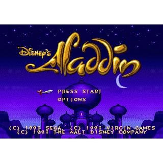 Aladdin Sega Mega Drive (Begagnad, Endast kassett)