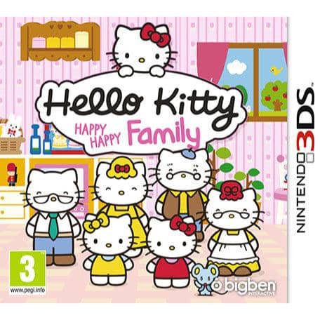 Hello Kitty Happy Happy Family Nintendo 3DS (Begagnad)