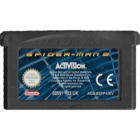 Spider-Man 2 Gameboy Advance (Begagnad, Endast kassett)