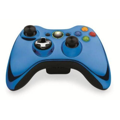Handkontroll Original Chrome Blue Xbox 360 (Begagnad)