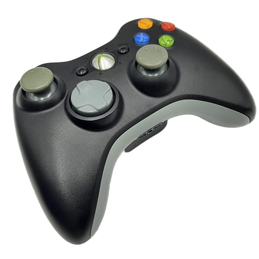 Handkontroll Svart Grå till Xbox 360