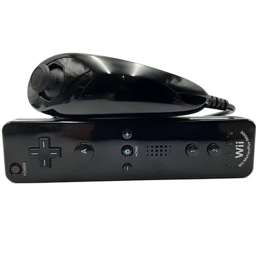 Nintendo Wii Basenhet Svart med motionplus kontroll (RVL-101)