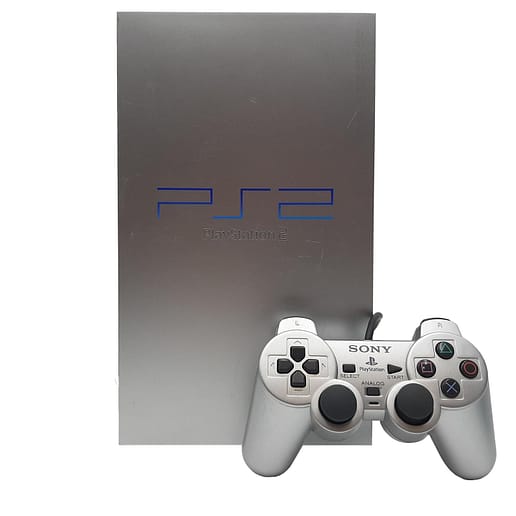 Playstation 2 Basenhet Silver