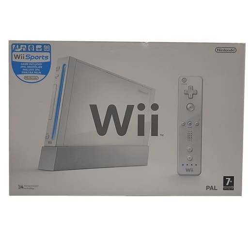 Nintendo Wii Basenhet Vit med Wii Sports (Boxad, RVL-001)