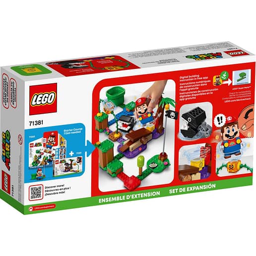 Lego Super Mario 71381 Chain Chomp Jungle Encounter Expansion set