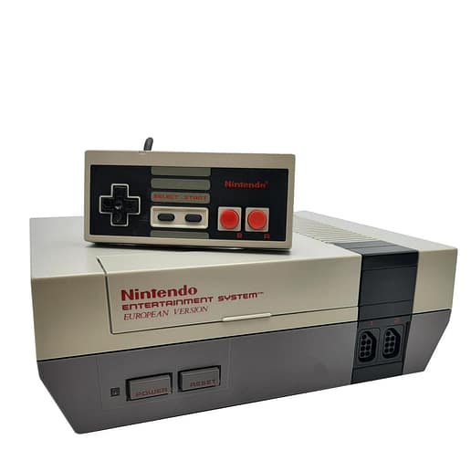 Nintendo 8-bit NES Basenhet med Super Mario Bros