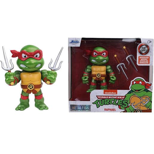 TMNT Ninja Turtles Raphael metalfigs figur 10cm