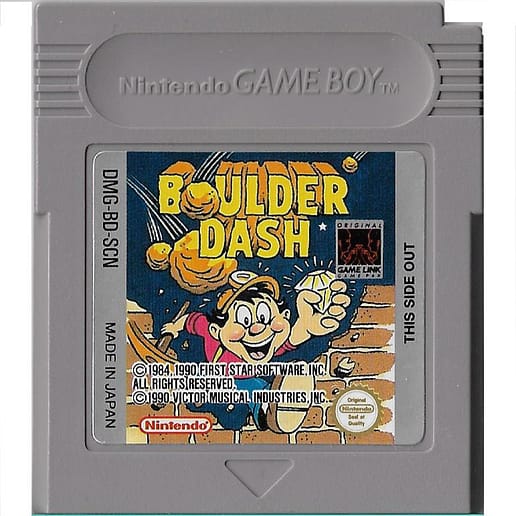 Boulder Dash Nintendo Gameboy (Begagnad, Endast kassett)