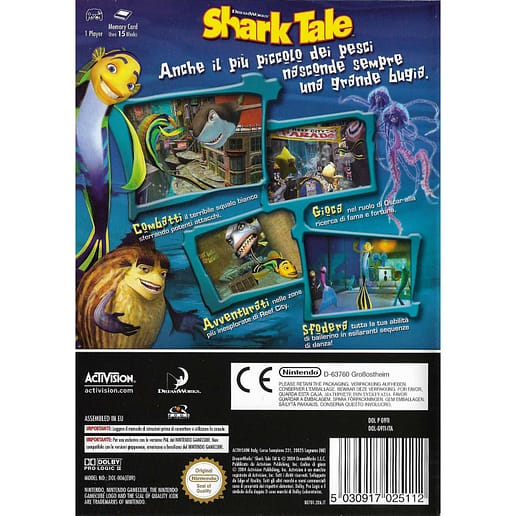 Shark Tale Nintendo Gamecube (Begagnad)