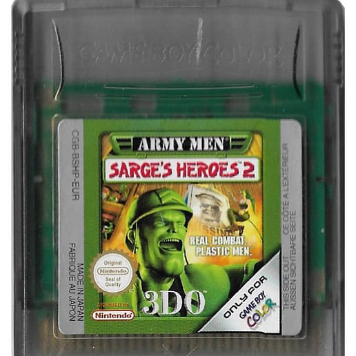Army Men Sarges Heroes 2 Gameboy Color (Begagnad, Endast kassett)