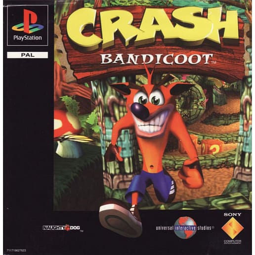 Crash Bandicoot Playstation 1 PS1 (Begagnad)
