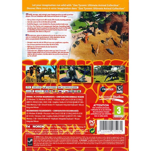 Zoo Tycoon Ultimate Animal Ed. PC - RetroDungeon